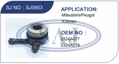 SAJ分离轴承 标致 雪铁龙  三菱翼神 离合器液压分离轴承